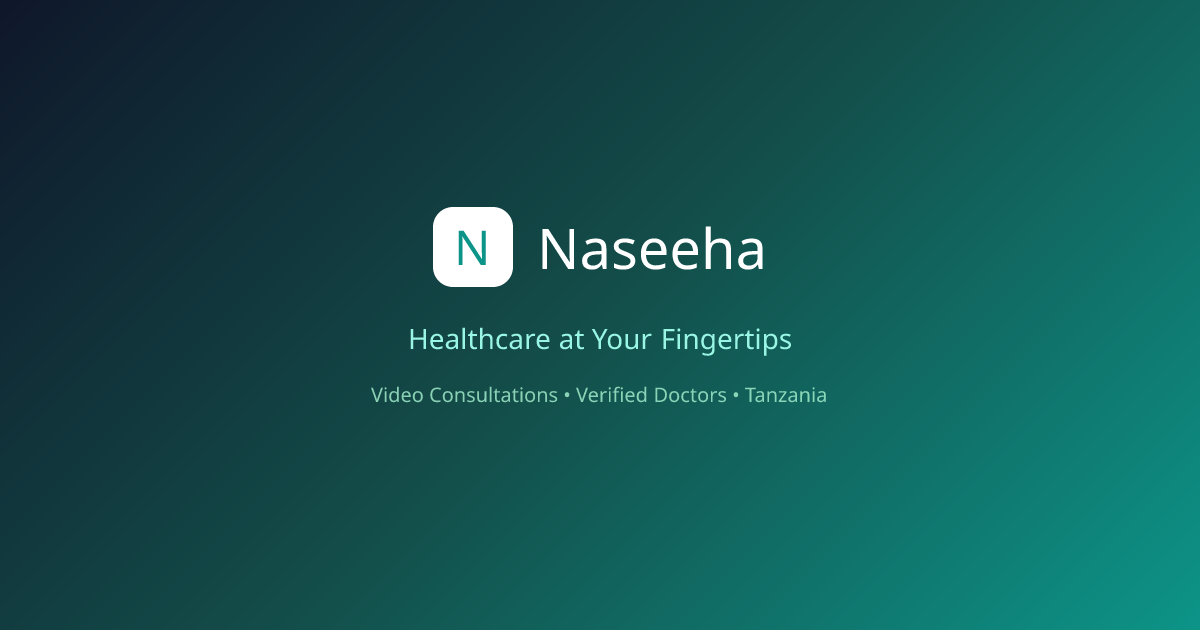 Naseeha - Healthcare at Your Fingertips